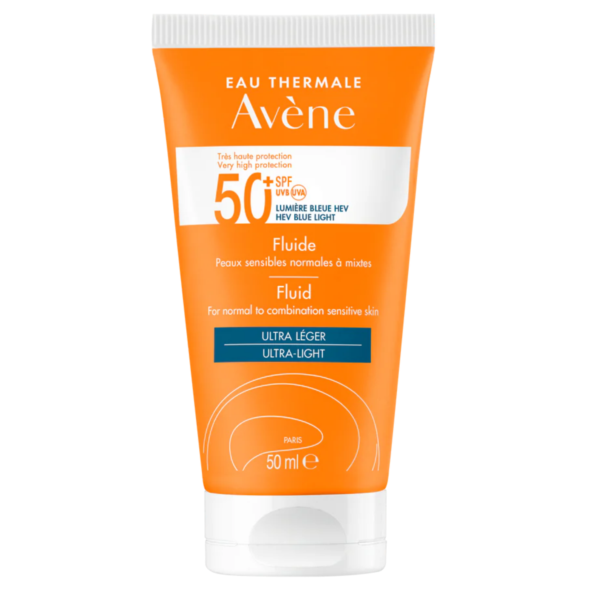 Avene Fluid Sunscreen SPF 50+, 50 ML